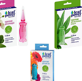 Удобрение цветочное Фертика Leaf POWER 3*30 мл