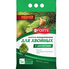 Удобрение хвойное Bona Forte с цеолитами 5кг