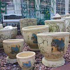 Шамот Сирень набор горшков