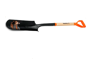 Лопата с деревянной ручкой 17163