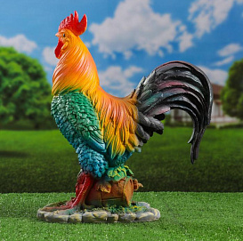 Фигура садовая Петушок F01273 (Айронкр)