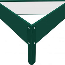 Клумба треугольная 230 L-50/ L-100/ L150 зеленый