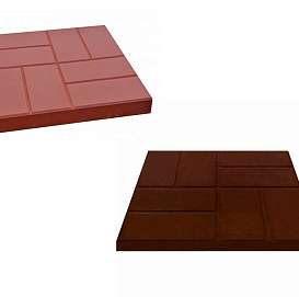 Плитка полимерпесчаная Калифорния -4 шт 1 кв.м 330*330 толщина 20мм КОР