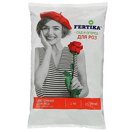 Удобрение цветочное Фертика для Роз 1 кг 