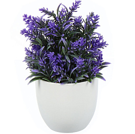 Цветок искусственный ТРАВА в кашпо 12*4см 4-7900