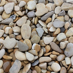 Галька природная Бежевая (50кг)	 Галька природная Бежевая (50кг)