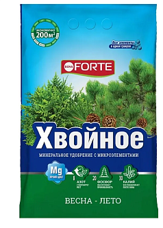 Удобрение хвойное Bona Forte NPK 8-20-30 комплексное с микроэлементами 2кг