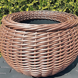 Кашпо 20л 20-БР.Ф (Ротанг Л) 