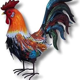 декор для  сада петух Маран 450*200*400 ПКО