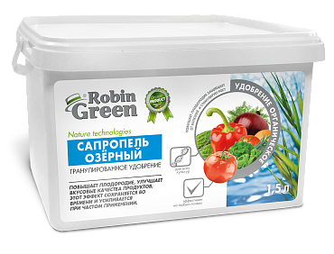 Удобрение Сапропель Робин грин озерный 1,5л