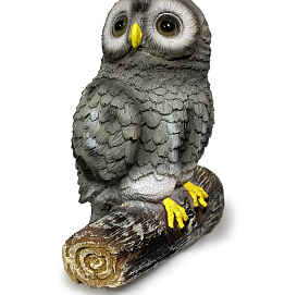 Фигура садовая Декор для сада сова на ветке