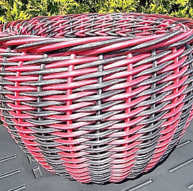 Кашпо 12л 12-КР.Ш/ ГР.Ш (Ротанг Л) 