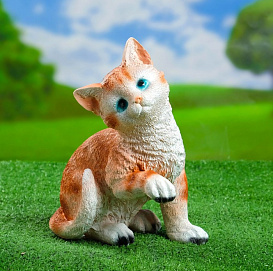 Фигура садовая Котенок игривый 