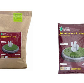 Газон GREEN FINGERS Декоративный Зеленый ковер