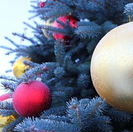 Украшение ели, 3-4 метра высотой