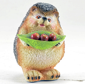 Фигура садовая Ежик с ягодами Н-15