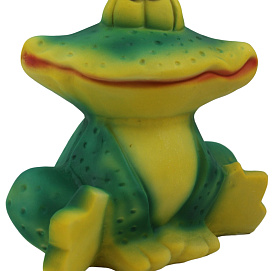 Фигура садовая Лягушка улыбака полистоун 