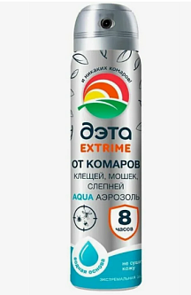 Репеллент ДЭТА АКВА аэрозоль профессиональный 75мл