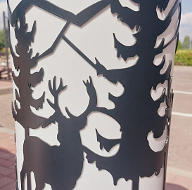 Светильник уличный из нержавеющей стали ЛИТЦ