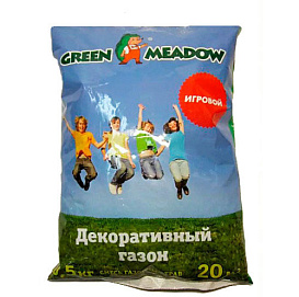 Газон GREEN MEADOW Игровой Зеленый ковер