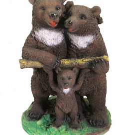 Фигура садовая Три медведя 