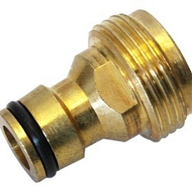 Адаптер LISTOK латунь D=3/4 с наружной резьбой LYM 5801C