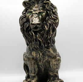 Фигура садовая Лев сидячий