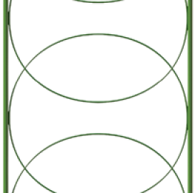 Шпалера Кружок (В-1,7м Ш-0,34м)