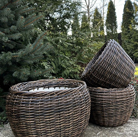 Кашпо 16л (Ротанг Л) 