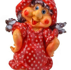 Фигура садовая Гном Клубничка 