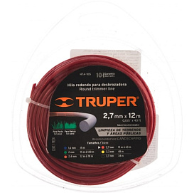 Леска для триммера ТРУПЕР 2,7мм*12м 17629