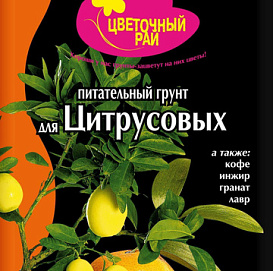 Грунт Цветочный рай для цитрусовых 3л