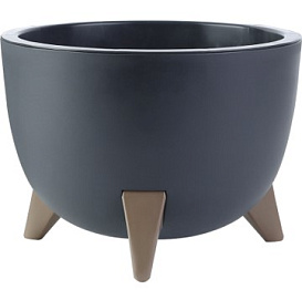 Кашпо Грация Антрацит 9,5л