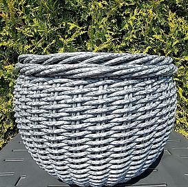 Кашпо 12л 12-СВ.ГР (Ротанг Л) 