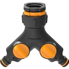 Штуцер двухканальный Вкл/Выкл FISKARS 1027061