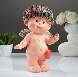 Фигура садовая Ангел "Прелесть 1" стоящий АФ 0378