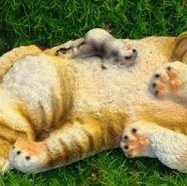 Фигура садовая Кот с мышкой JNG 184 