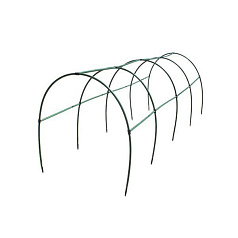 Парник Счастье дачника 8-ми секц с укрытием (чер)