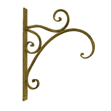 Крючок настенный декор Золотая патина FY-160116-F129 