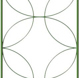 Шпалера Клевер (В-1,3м Ш-0,34м)