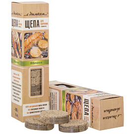 Щепа для копчения в брикетах с дымком яблоневым БДК яблоня