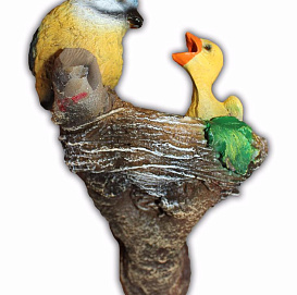 Фигура садовая Птица с птенцом