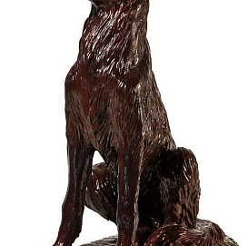 Фигура садовая Борзая сидит US07695 (Айронкр)