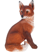 Фигура садовая Лиса с фонарем 