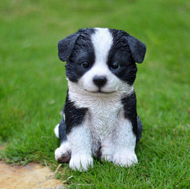 Фигура садовая Щенок лайки 