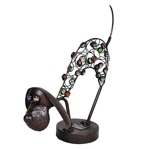 Светильник декоративный Globo Solar Собака 33329