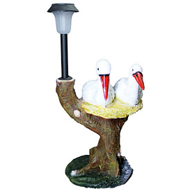 Фигура садовая Дерево Два аиста