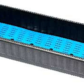 Ящик для цветов с дренажной решеткой 590*185*125