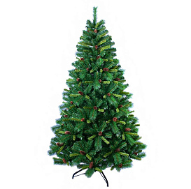 Искусственная ель Мендоза (MENDOZA PINE) с шишками, (хвоя - леска+PVC), 1.22 м, Ели PENERI