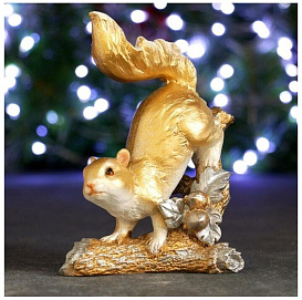 Фигура садовая Бельчонок на ветке